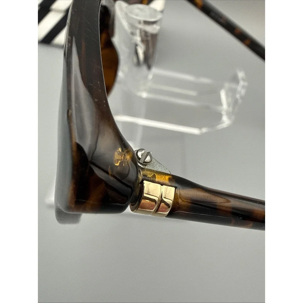 ELLE AUTHENTIC WOMEN'S TORTOISE OVERSIZED SUNGLASSES-POLARIZED BROWN LENS W/CASE